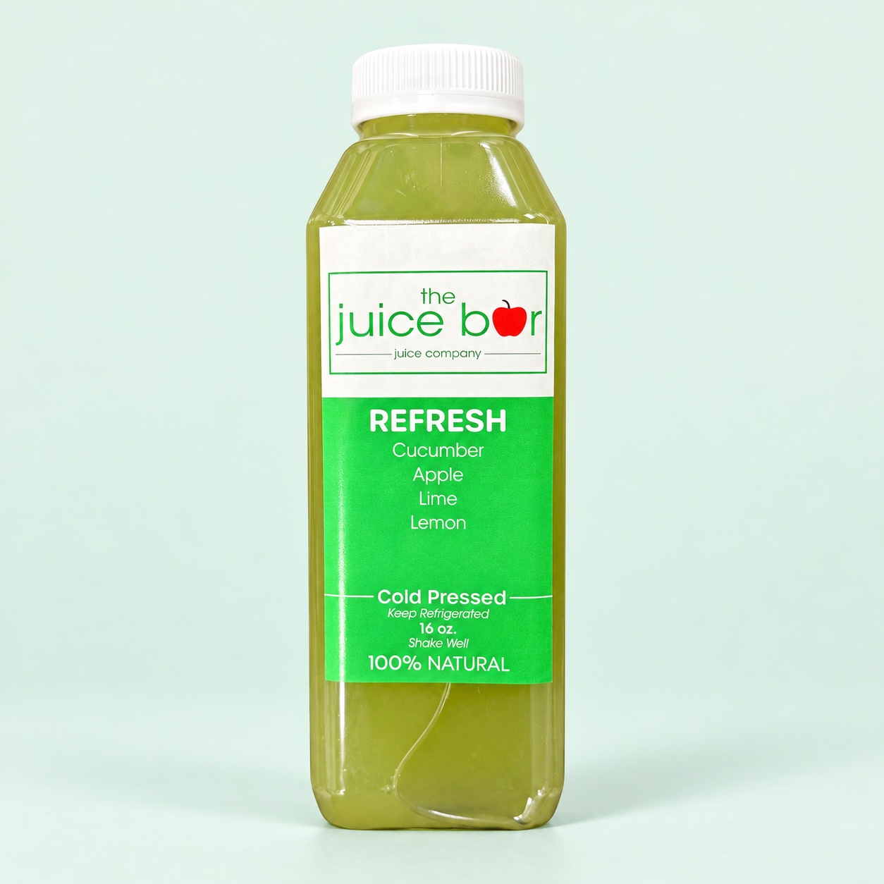 Fresh cold-pressed juice